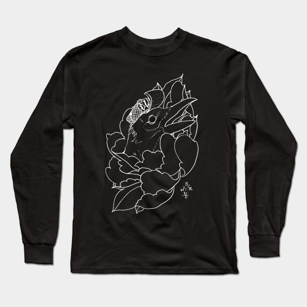 Evil Crow Long Sleeve T-Shirt by ACAB